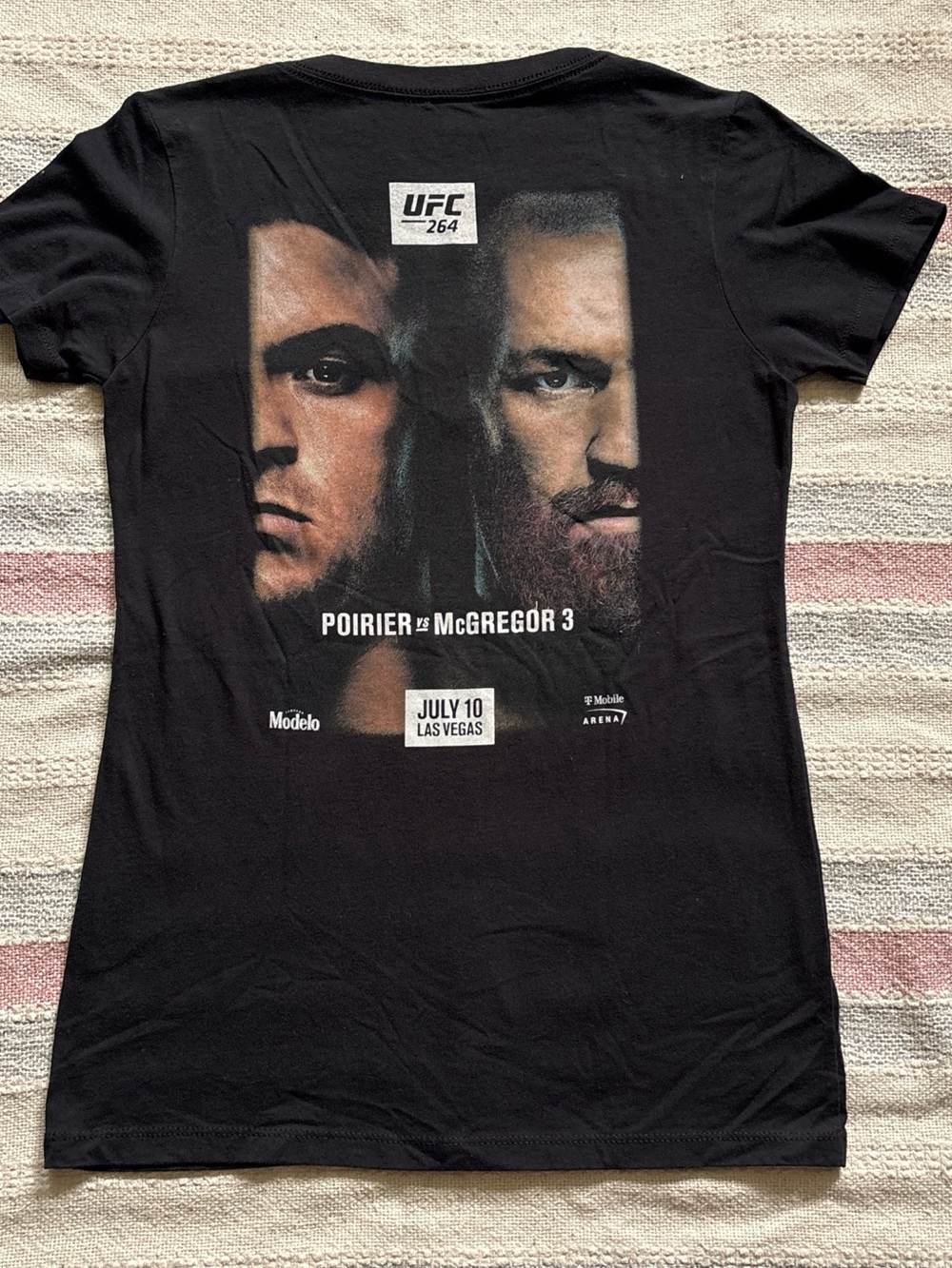 UFC 264 Poirier vs McGregor 3July10 Las Vegas Official UFC Shirt Women’s ~ Med
